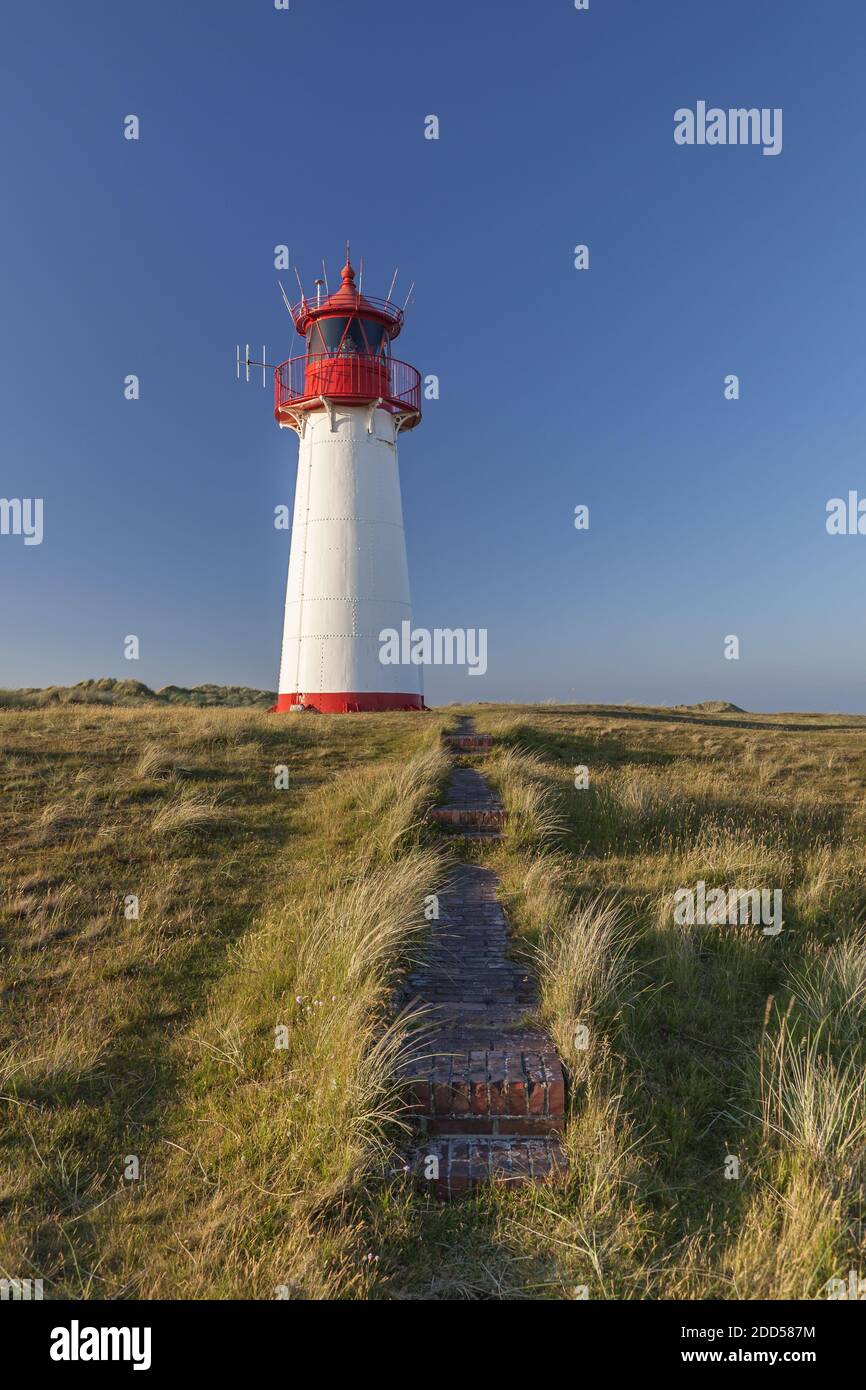 Geografia / viaggio, Germania, Schleswig-Holstein, Sylt, Lista faro Ovest a gomito, proprietà-liberata | 50%-Additional-Charge per copertura-uso Foto Stock