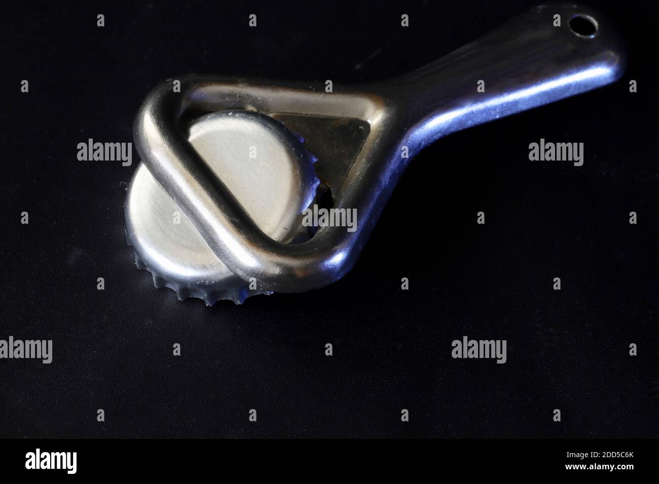 apribottiglie e tappo Foto Stock