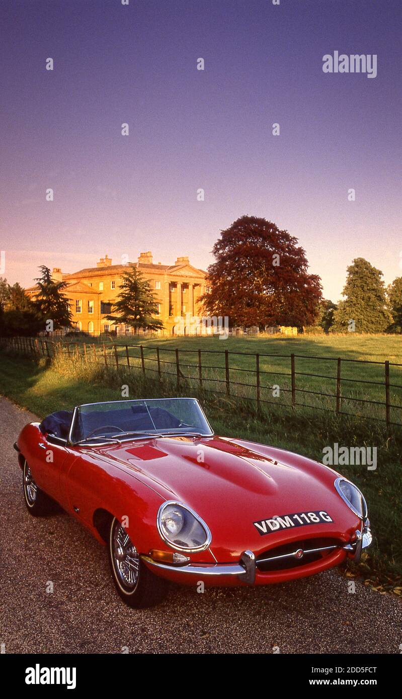 1968 Jaguar e Type Serie 1 Roadster. Foto Stock