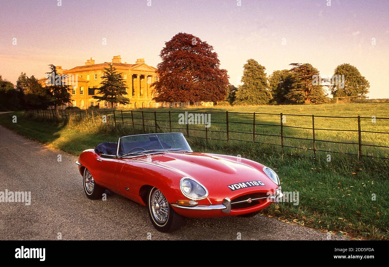 1968 Jaguar e Type Serie 1 Roadster. Foto Stock