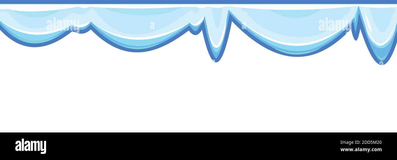 Flussi di fluido blu. Neve scorrevole, ghiaccio. Custodia. Vernice a flusso spesso. Slime. Le gocce slittano. Oggetto isolato su sfondo bianco. Piatto Foto Stock