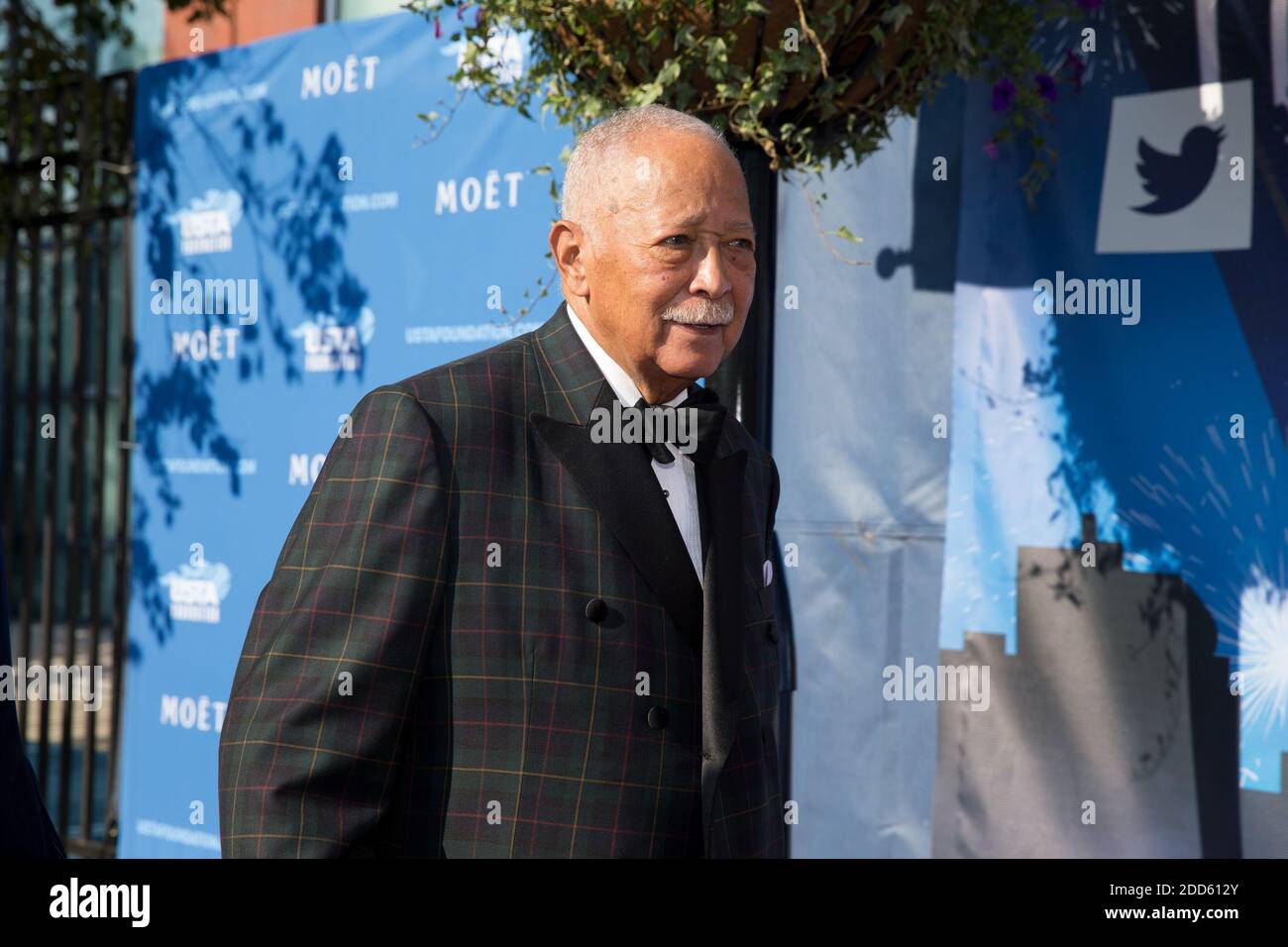 New York, NY, Stati Uniti. 25 Agosto 2020. David Dinkins all'USTA FOUNDATION APERTURA NOTTURNA GALA RED CARPET il giorno uno dei 2014 US Open all'USTA Billie Jean King National Tennis Center il 25 agosto 2014 nel quartiere Flushing del quartiere Queens di New York City. Persone: David Dinkins credito: Hoo Me.Com/Media Punch/Alamy Live News Foto Stock