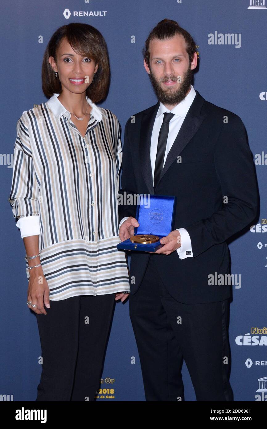 Sonia Rolland e Chris Overton partecipano all'ottava cena di Nuits en o Gala organizzata dall'Accademia Cesar all'UNESCO a Parigi, in Francia, il 11 giugno 2018. Foto di Aurore Marechal/ABACAPRESS.COM Foto Stock
