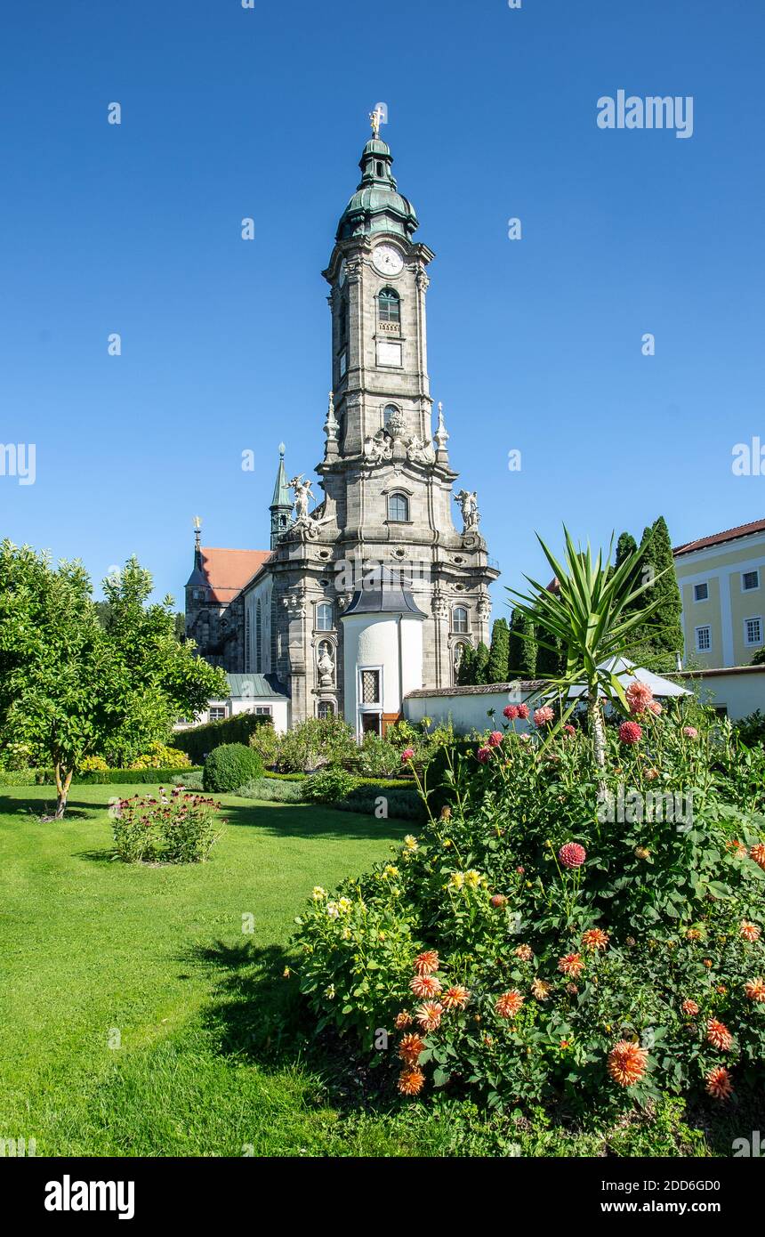 Abbazia di Zwettl - Stift Zwettl è un monastero cistercense situato a Zwettl, nella bassa Austria, nella diocesi di San Pölten. Foto Stock