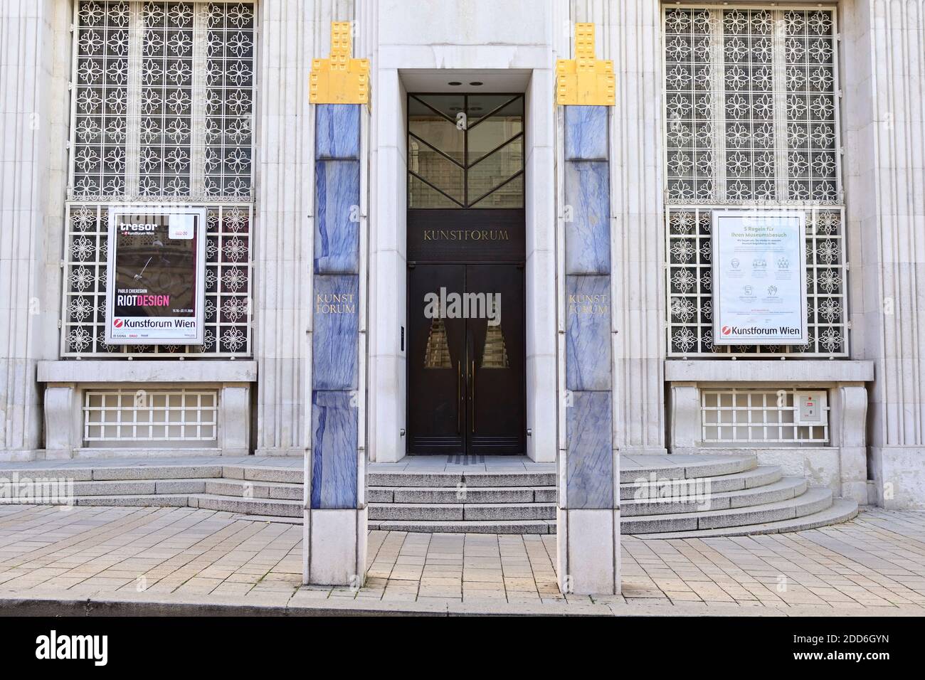 Vienna, Austria. Il forum d'arte sul Freyung di Vienna (Signa Holding) Foto Stock