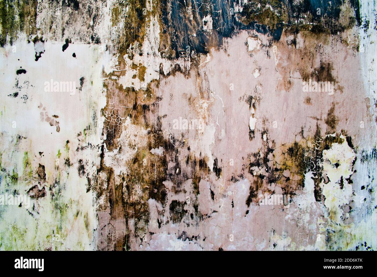 Sfondo muro danneggiato dall'acqua, Taman Sari Water Castle, Yogyakarta, Java, Indonesia, Asia, Asia, sfondo con spazio per la copia Foto Stock