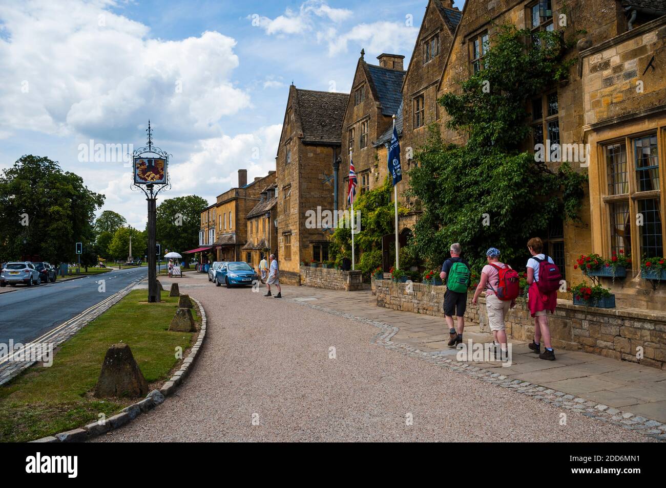 Broadway, un tipico villaggio Costwold, Gloucestershire, il Costwolds, England, Regno Unito, Europa Foto Stock