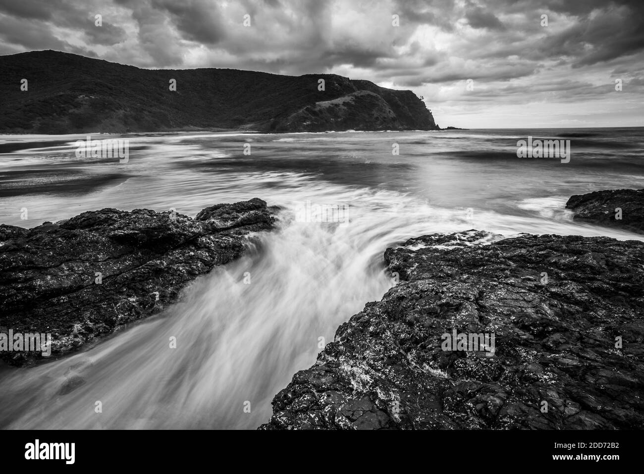 Tapotupotu Bay, Capo Reinga (te Rerenga Wairua), Penisola di Aupouri, Nord, Nuova Zelanda Foto Stock