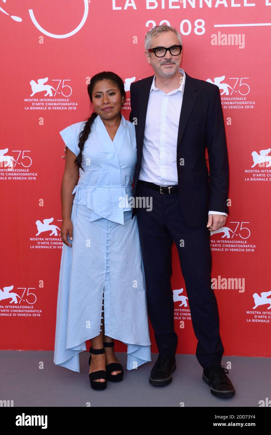 Yalitza Aparicio e Alfonso Cuaron partecipano alla Roma Photocall nell'ambito del 75° Festival Internazionale del Cinema di Venezia (Mostra) a Venezia il 30 agosto 2018. Foto di Aurore Marechal/ABACAPRESS.COM Foto Stock