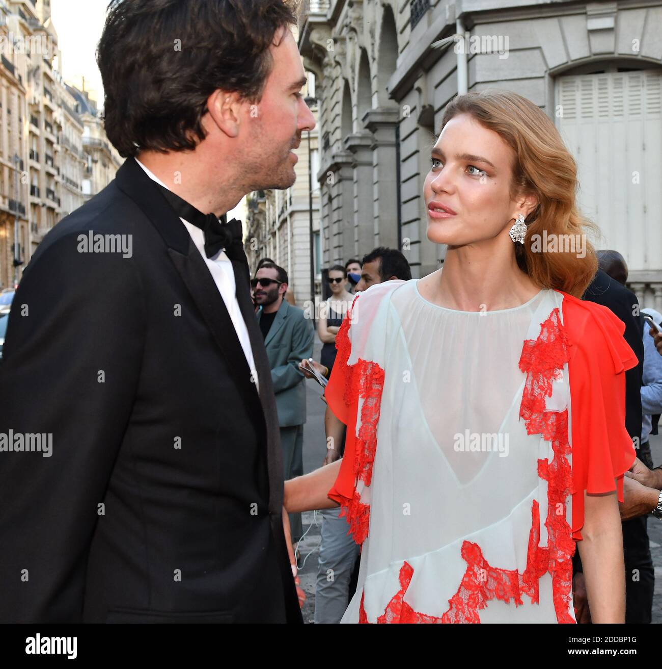 Natalia Vodianova e Antoine Arnault arrivano alla Vogue Foundation Dinner 2018 al Palais Galleria il 3 luglio 2018 a Parigi, Francia. Foto di Laurent Zabulon/ABACAPRESS.COM Foto Stock