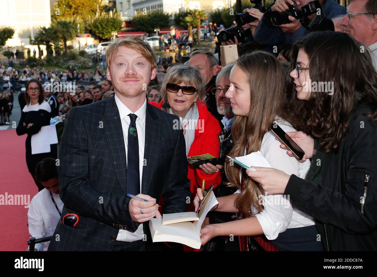 Rupert Grint durante la 29a edizione del Dinard Film Festival il 29 settembre 2018 a Dinard, Francia. Foto di Thibaud MORITZ ABACAPRESS.COM Foto Stock