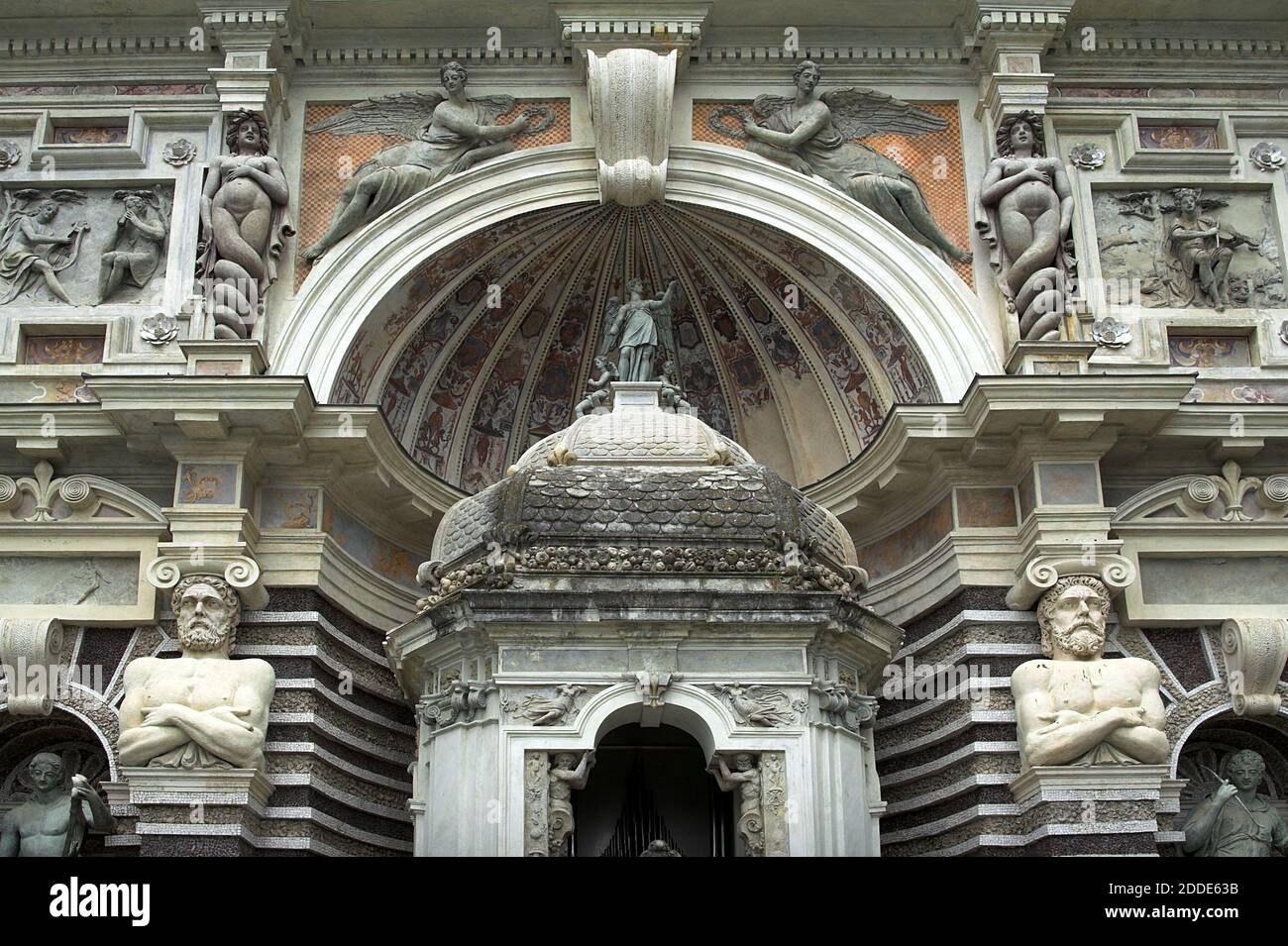 Tivoli, Italia, Italien; Villa d’Este; Fontana dell’organo; Wasserorgel Foto Stock