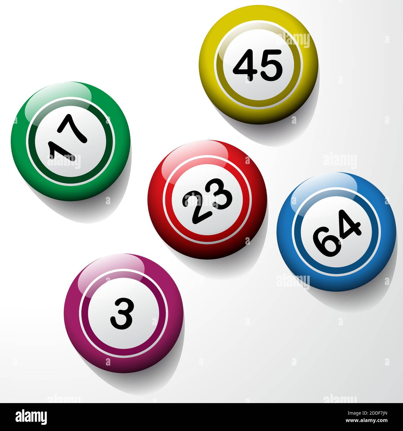 Vettore sfondo bingo Illustrazione Vettoriale