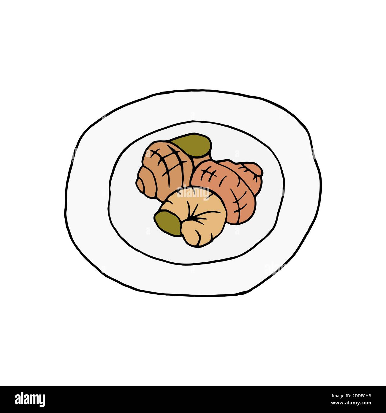 Escargot tracciato a mano vettoriale sulla vista superiore della piastra. Piatto di cucina francese con lumache. Design elemento di schizzo per menu cafè, bistrot, ristorante, etichetta e pacchetto Illustrazione Vettoriale Escargot tracciato a mano vettoriale sulla vista superiore della piastra. Piatto di cucina francese con lumache. Design elemento di schizzo per menu cafè, bistrot, ristorante, etichetta e pacchetto Illustrazione Vettoriale