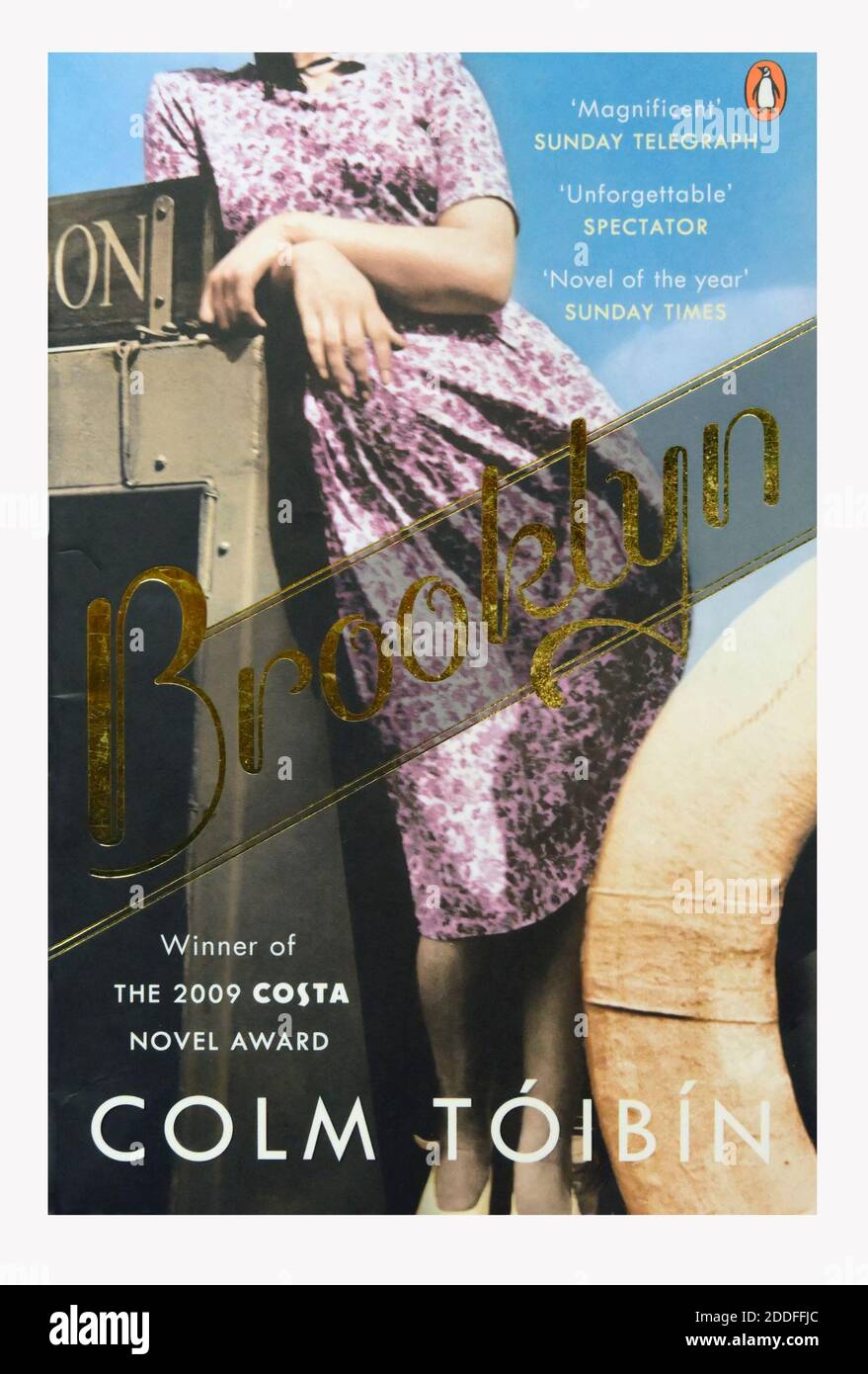 Libro copertina 'Brooklyn' di Colm Toibin. Foto Stock
