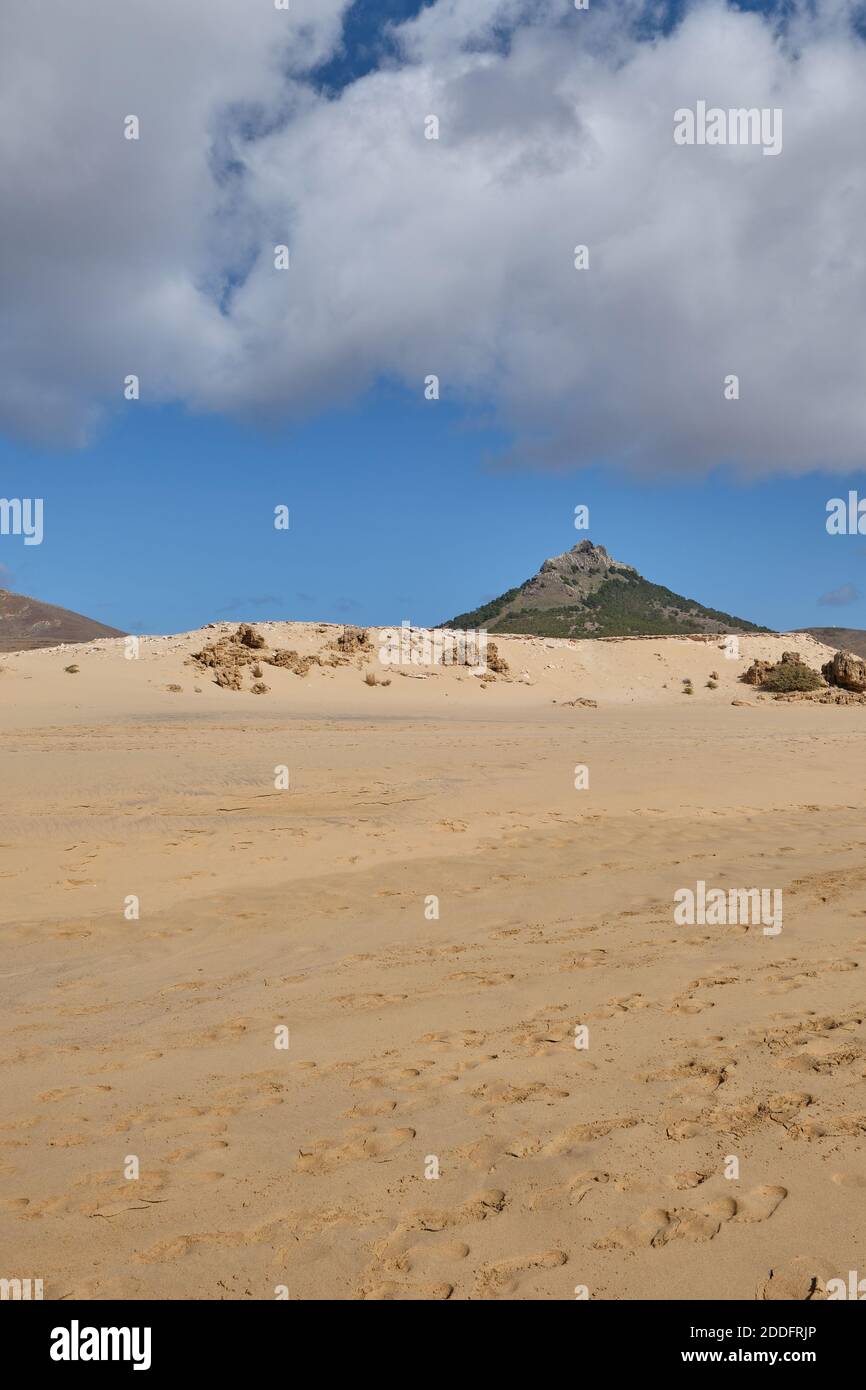 Spiaggia di Porto Santo - Vila Baleira Foto Stock