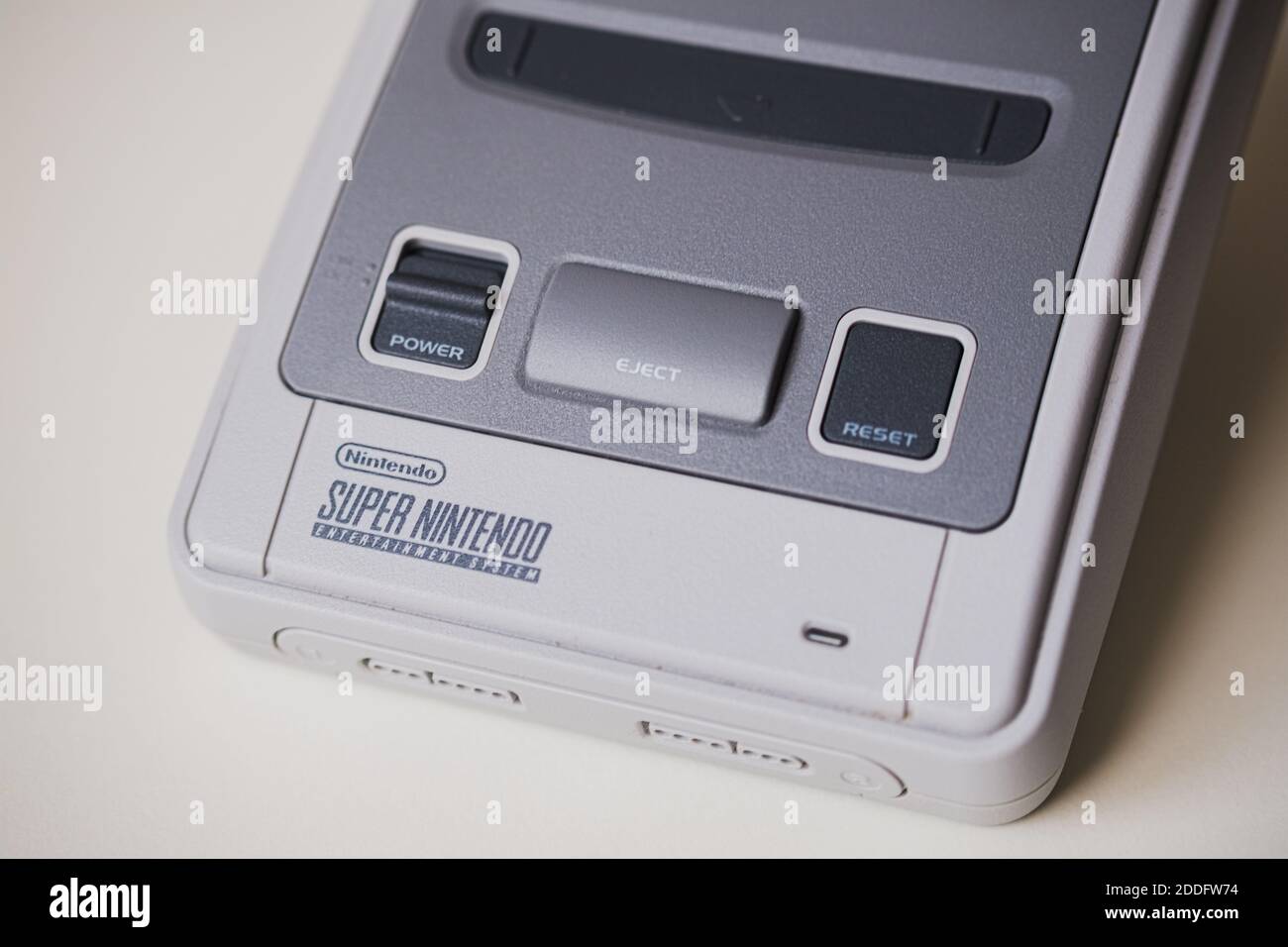 Console portatile retrò SNES Classic Edition – Super Nintendo Entertainment Sistema Foto Stock