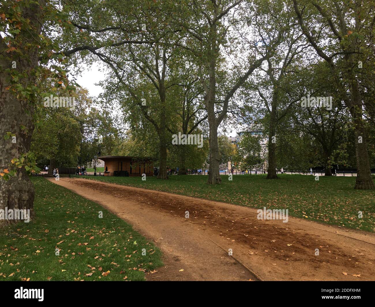 Guardando ad Hyde Park Corner Foto Stock