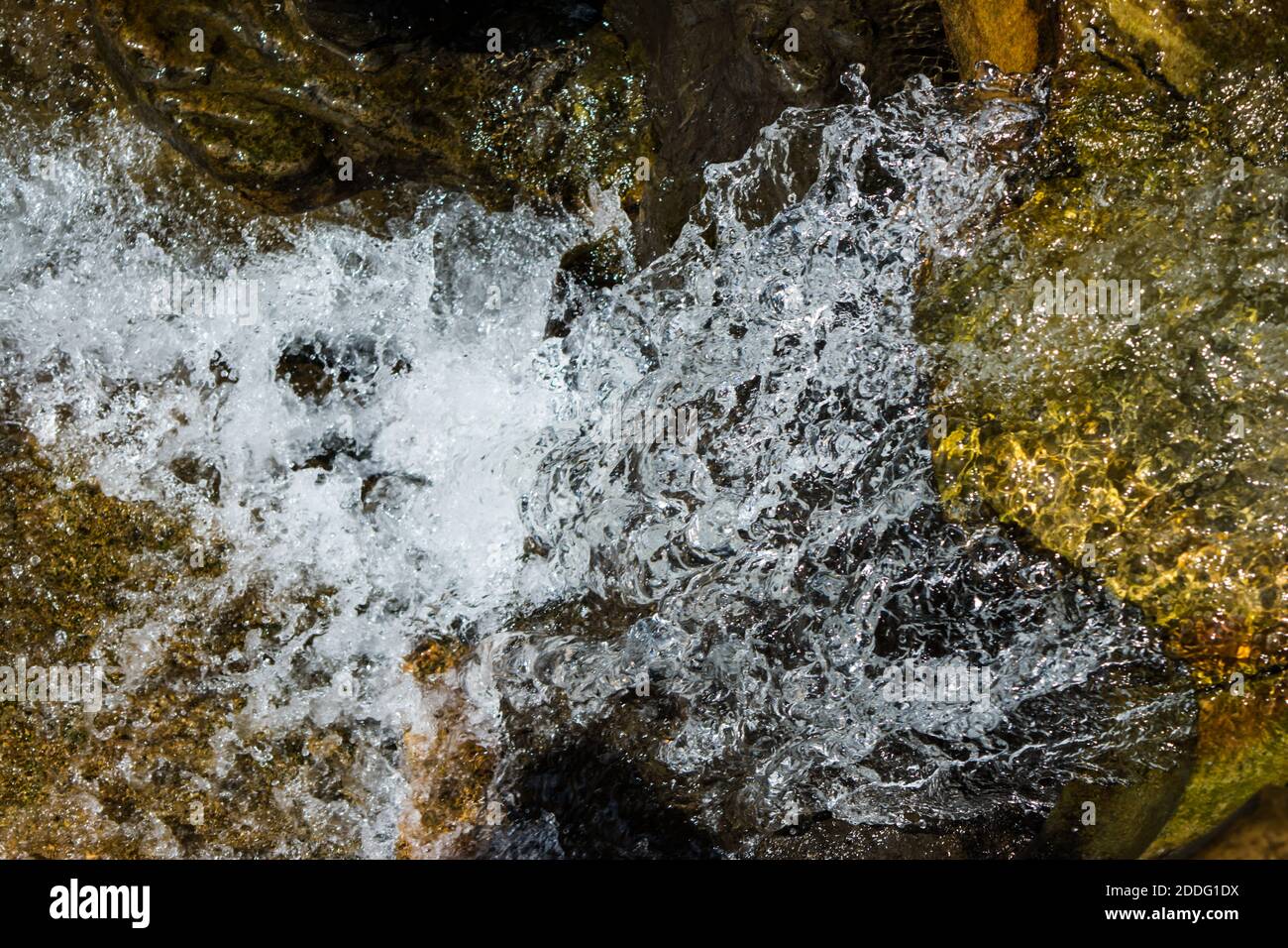 Sette sorelle cascate vicino alla città di Cherrapunjee a Meghalaya, India nord-orientale. Foto Stock