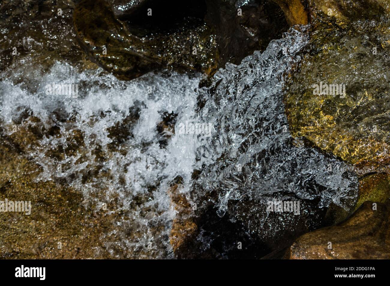 Sette sorelle cascate vicino alla città di Cherrapunjee a Meghalaya, India nord-orientale. Foto Stock