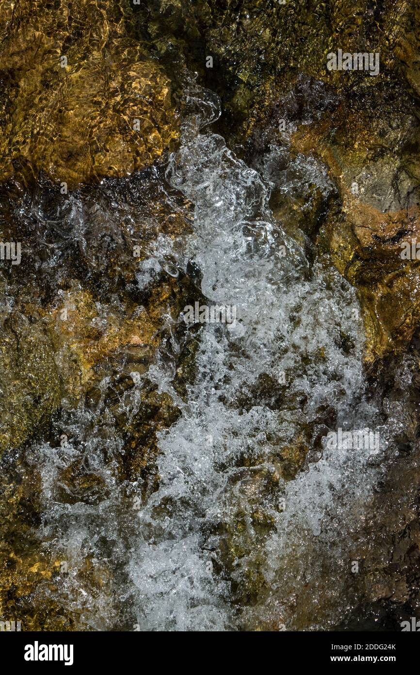 Sette sorelle cascate vicino alla città di Cherrapunjee a Meghalaya, India nord-orientale. Foto Stock