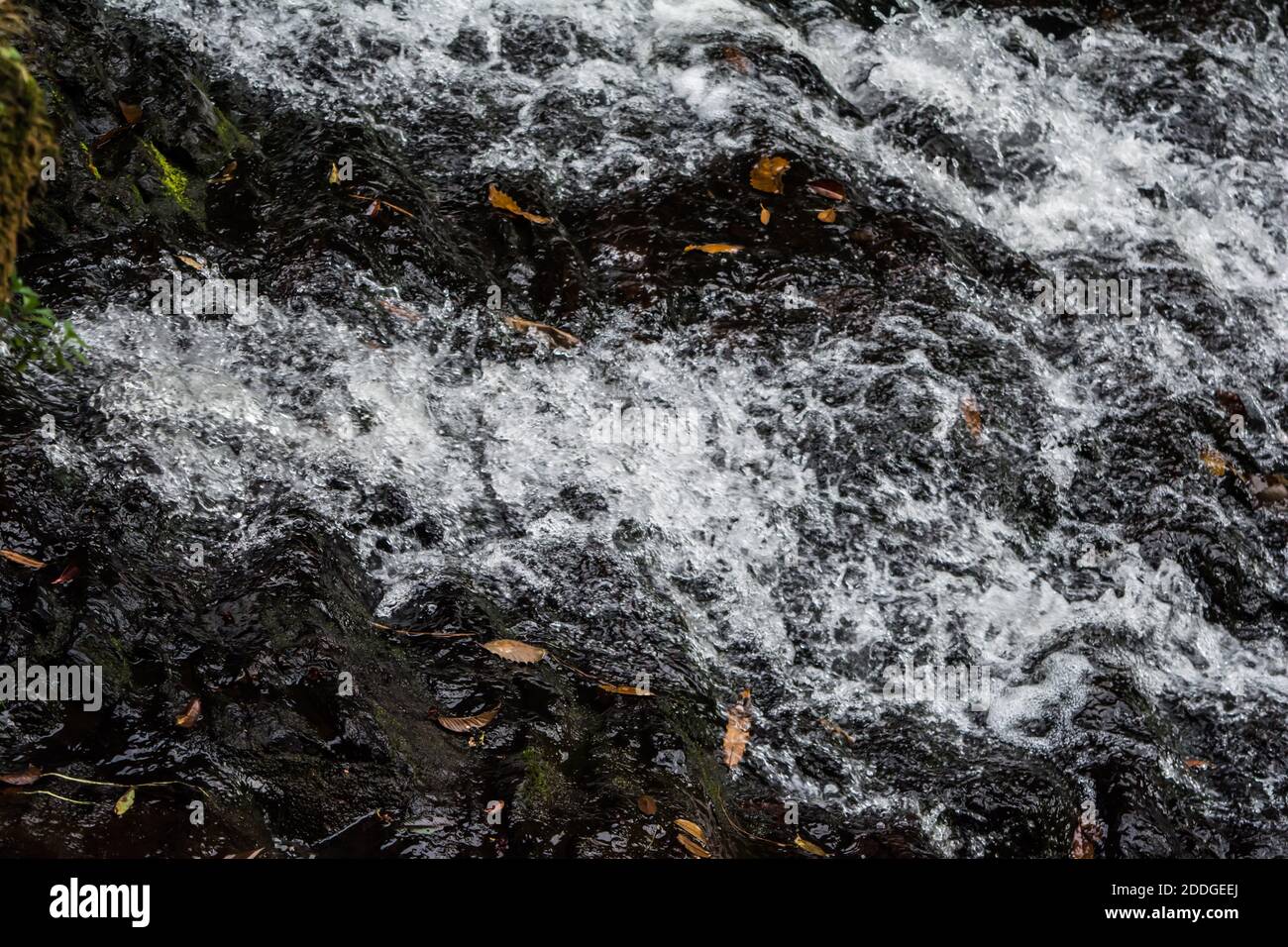 Belle cascate di Elephant, le cascate a tre gradini, a Shillong, Meghalaya, East Khasi Hills, India Foto Stock