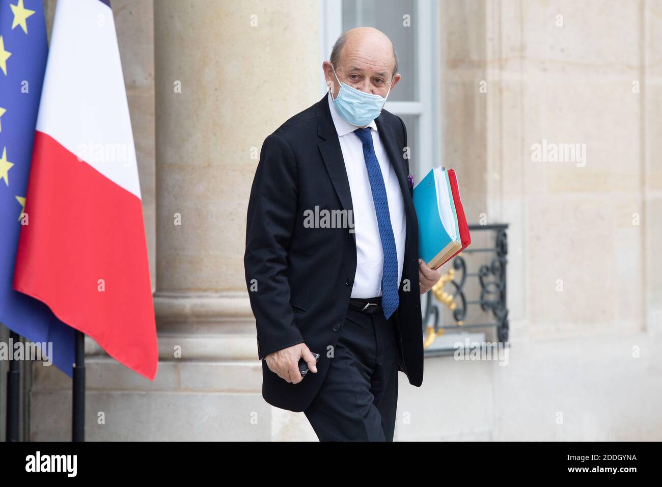 Parigi, Francia, 25 novembre 2020, Jean Yves le Drian, Ministro degli Affari Esteri, François Loock/Alamy Foto Stock