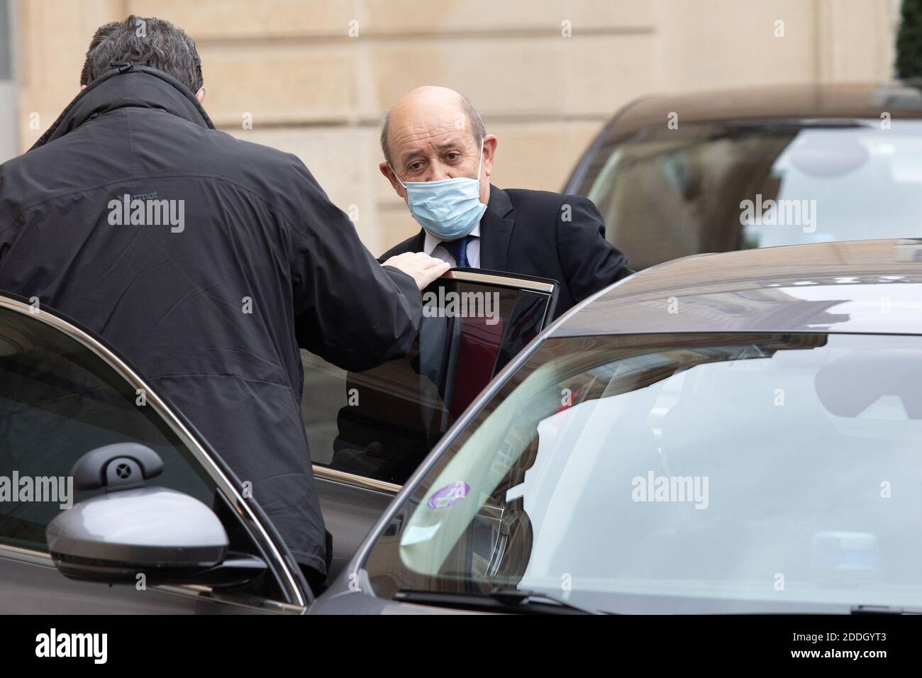 Parigi, Francia, 25 novembre 2020, Jean Yves le Drian, Ministro degli Affari Esteri, François Loock/Alamy Foto Stock