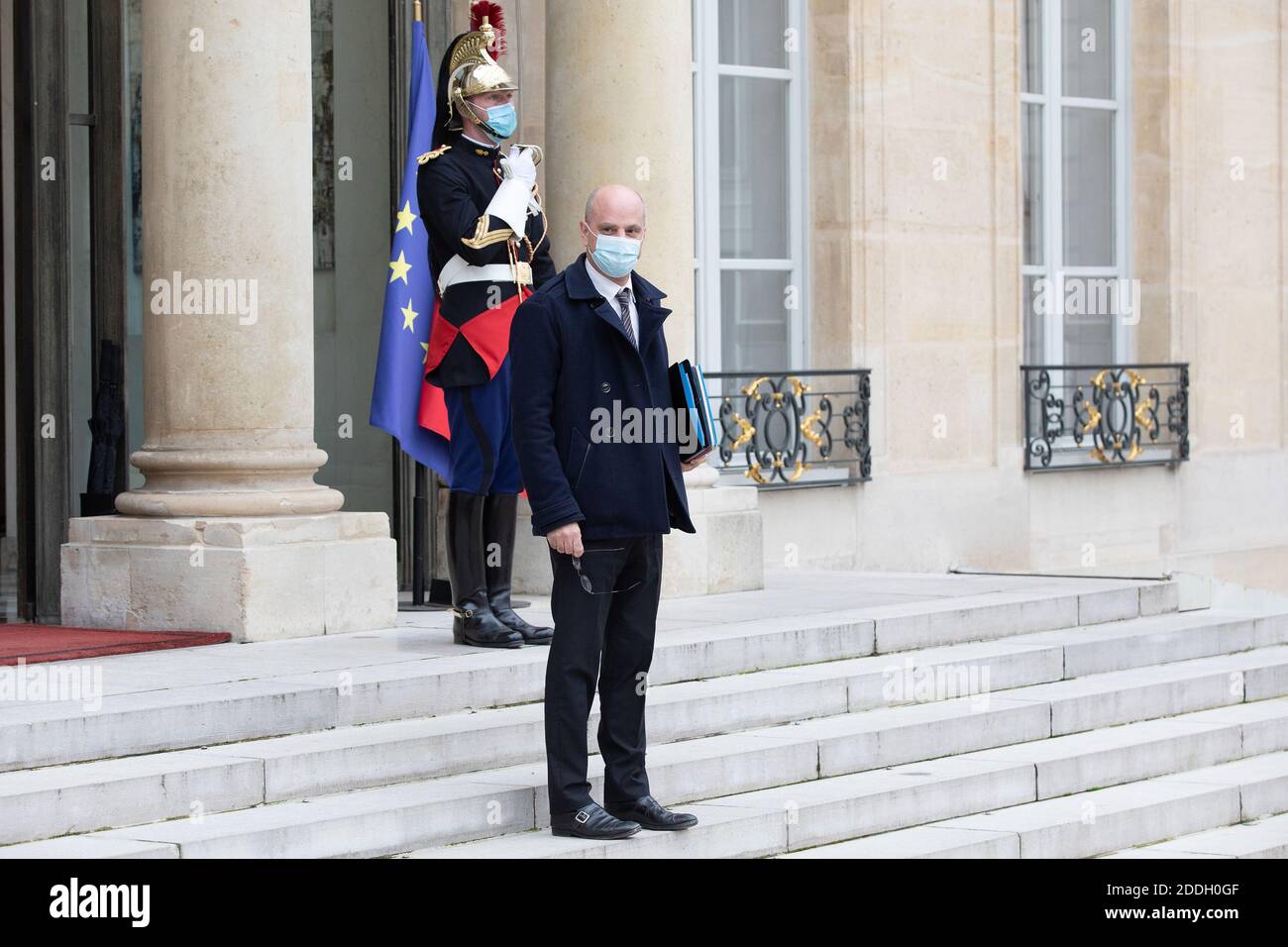 Parigi, Francia, 25 novembre 2020, Jean Michel Blanquer, Ministro dell'Istruzione, François Loock/Alamy Foto Stock