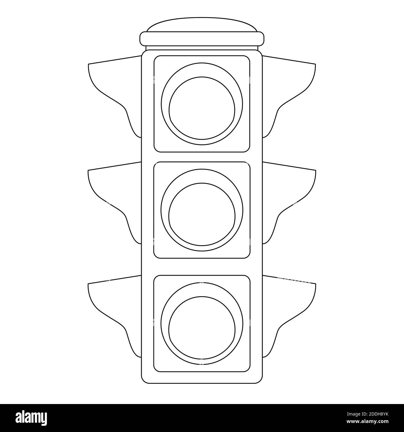 disegno di rivestimento di illustrazione vettoriale trafic lht Foto Stock