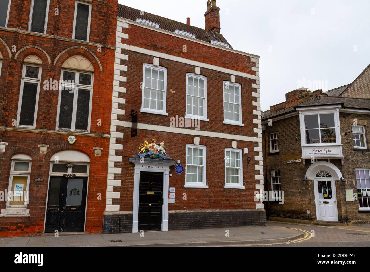 Custom House a Boston, Lincolnshire, Regno Unito. Foto Stock