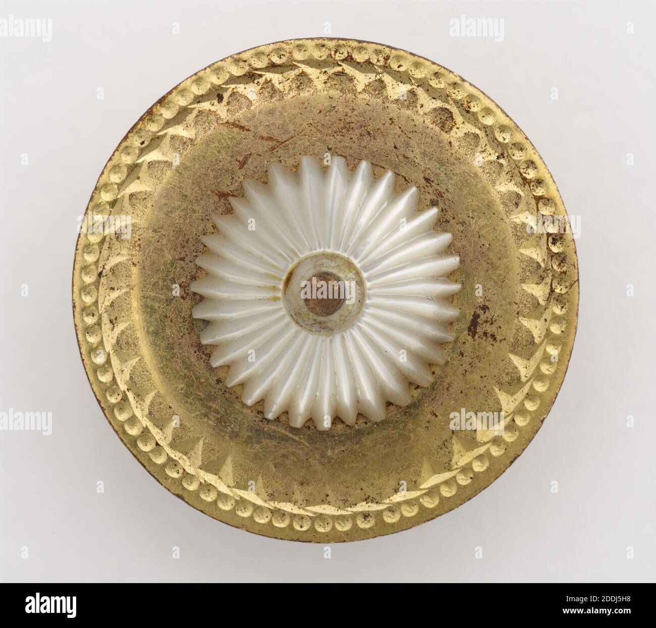 Bottoni dorati, 1800-1820, prodotti a Birmingham Foto stock - Alamy