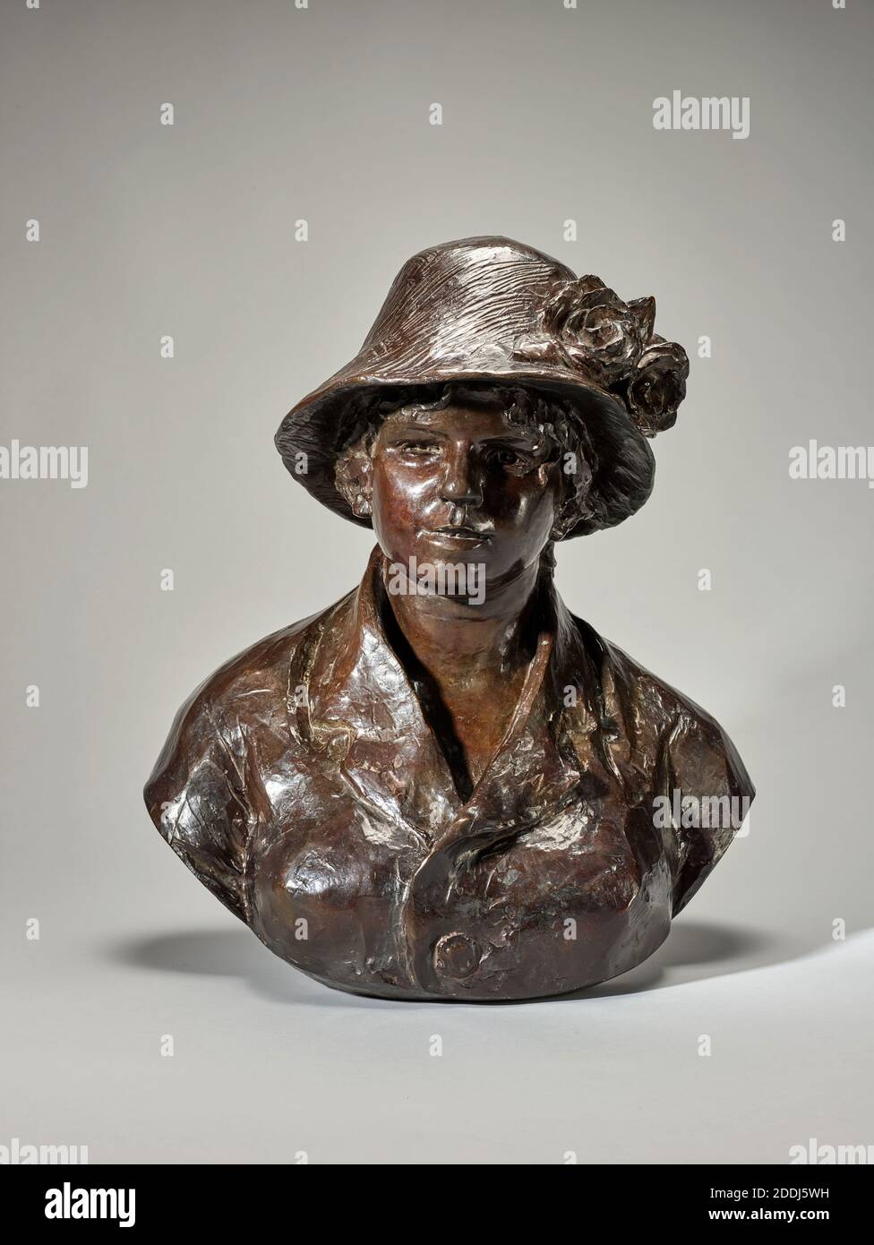 Busto di Signora Renoir, 1926 di Pierre Auguste Renoir, scultura, metallo, bronzo Foto Stock