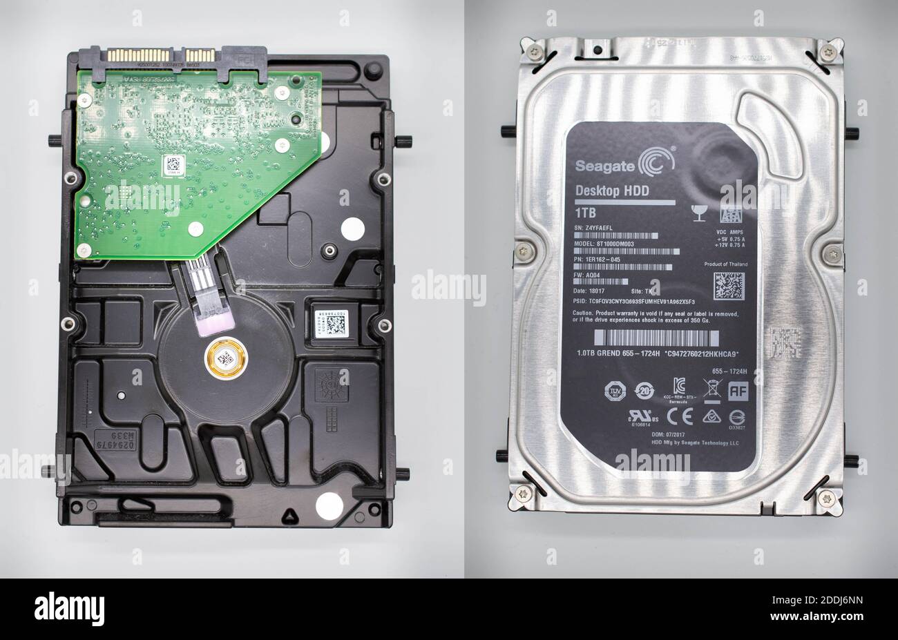 Disco rigido interno di Apple iMac Foto Stock