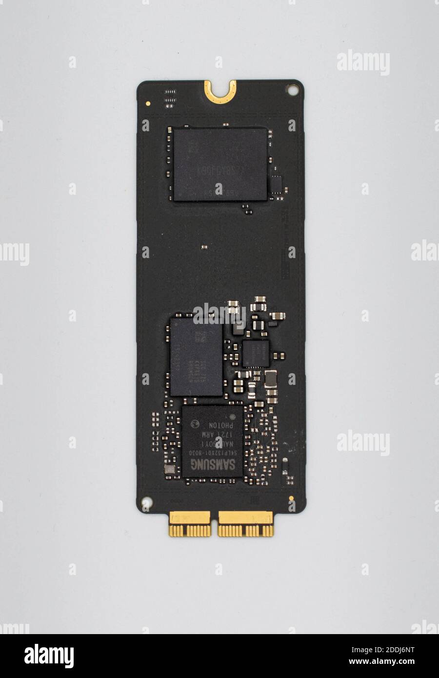 Disco rigido SSD per computer Mac Apple Foto Stock
