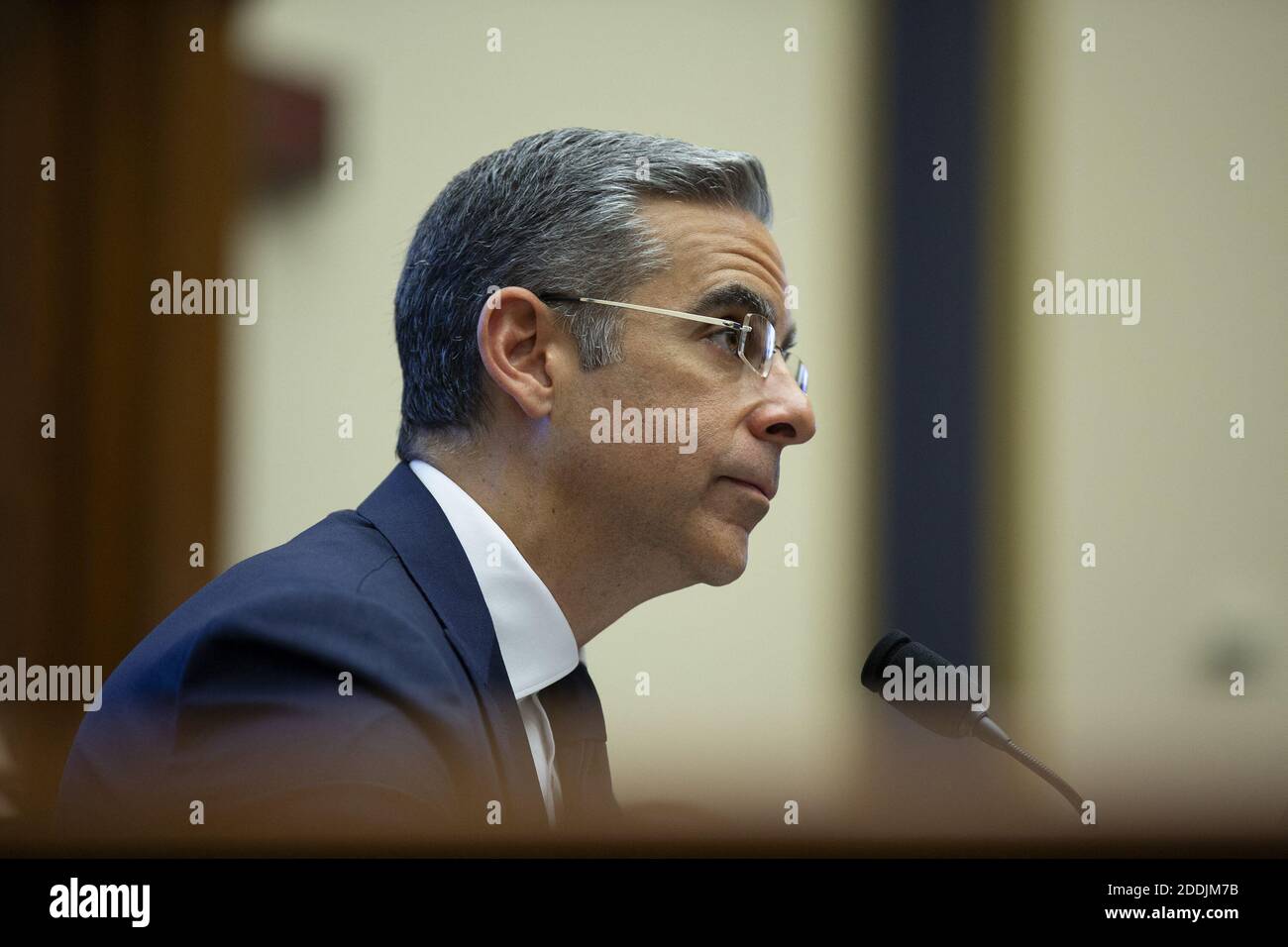 Il CEO di Calibra David Marcus parla durante l'audizione del Comitato della Camera sui servizi finanziari riguardo la nuova moneta criptovaluta di Facebook Bilancia su Capitol Hill a Washington D.C., USA il 17 luglio 2019. Foto di Stefani Reynolds/CNP/ABACAPRESS.COM Foto Stock