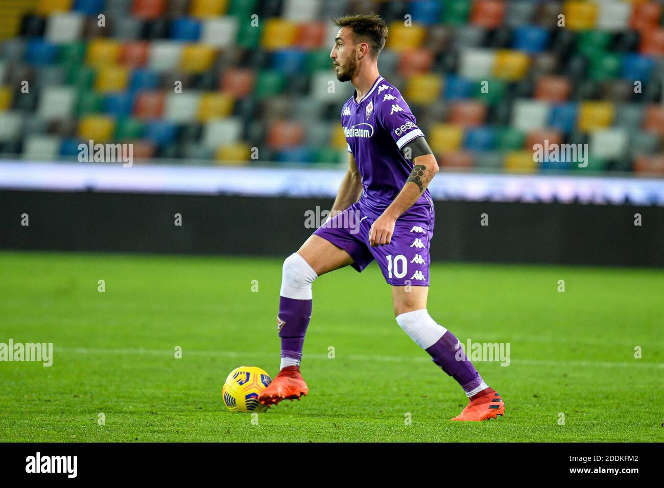 Gaetano Castrovilli (Fiorentina) durante Udinese Calcio contro ACF Fiorentina, Coppa Italia match, Udine, IT - Photo .LM/Ettore Griffoni Foto Stock