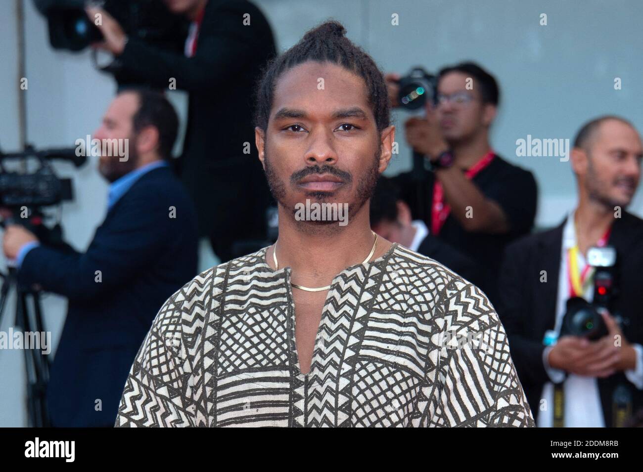 Terence Nance partecipa al Red Carpet di chiusura nell'ambito del settantacinquesimo Festival Internazionale del Cinema di Venezia (Mostra) il 07 settembre 2019. Foto di Aurore Marechal/ABACAPRESS.COM Foto Stock