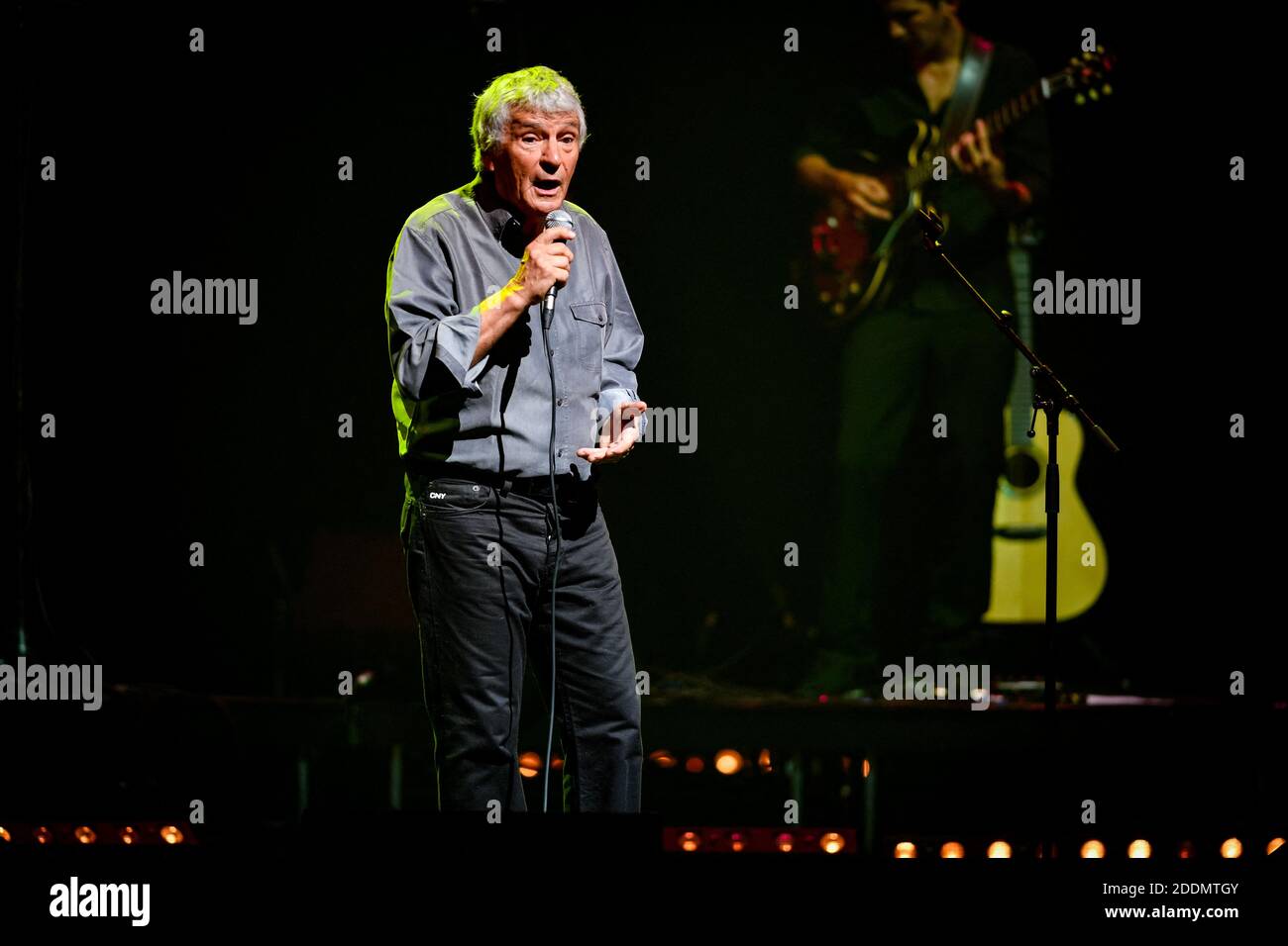 Esclusiva - Georges Chelon en Concert a l Olympia de Paris, France le 15 Settembre 2019. Foto di Julien Zannoni/APS-Medias/ABACAPRESS.COM Foto Stock