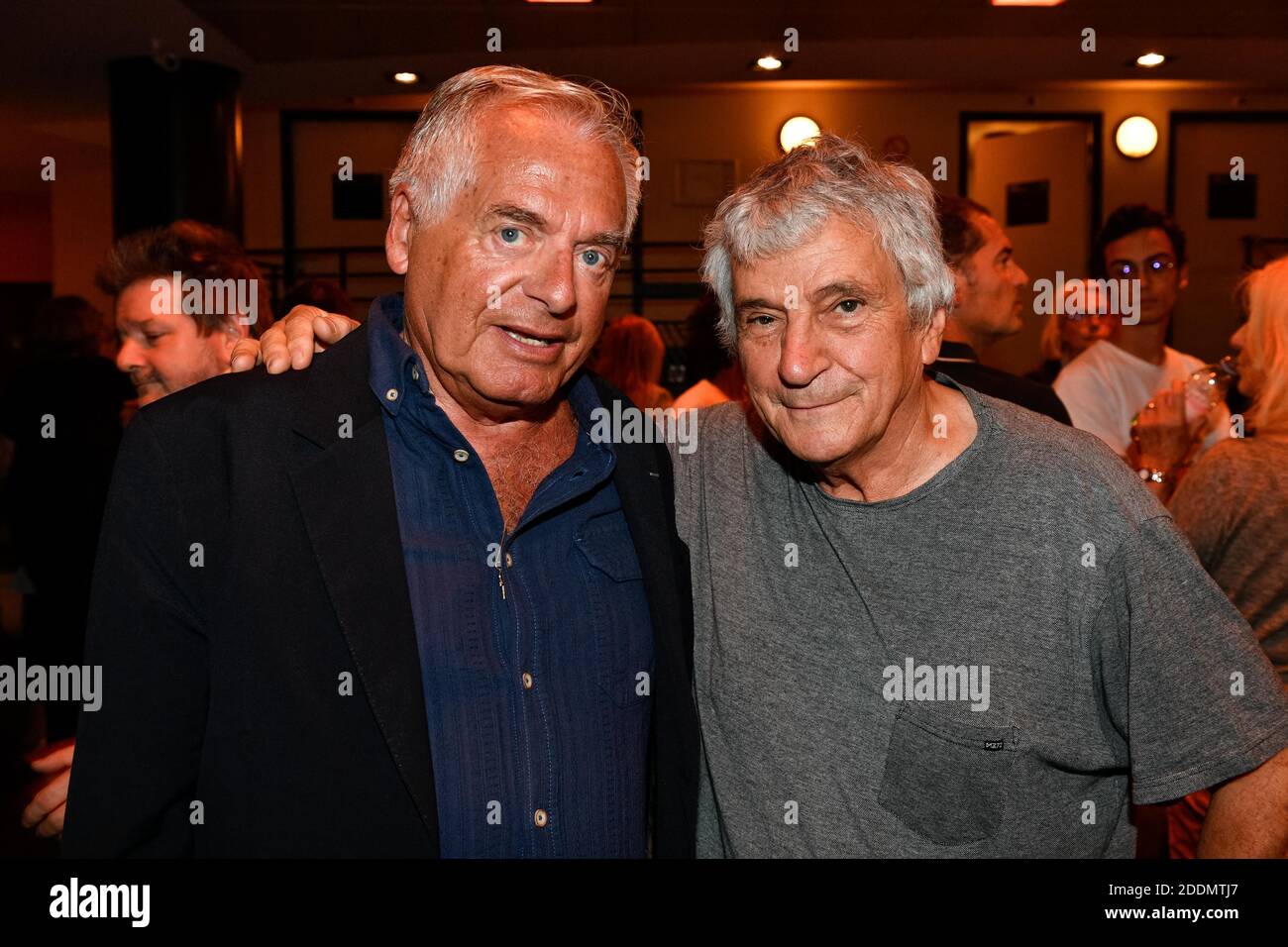 Esclusivo - Michel Habert, Georges Chelon. Georges Chelon en Concert a l Olympia de Paris, France le 15 Settembre 2019. Foto di Julien Zannoni/APS-Medias/ABACAPRESS.COM Foto Stock