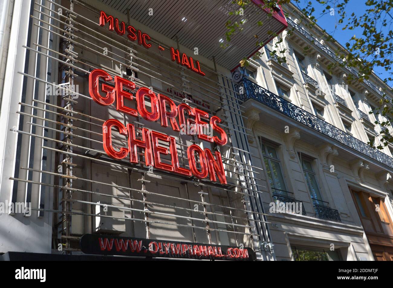 Esclusiva - Georges Chelon en Concert a L' Olympia a Paris, France le 15 Settembre 2019. Foto di Julien Reynaud/APS-Medias/ABACAPRESS.COM Foto Stock