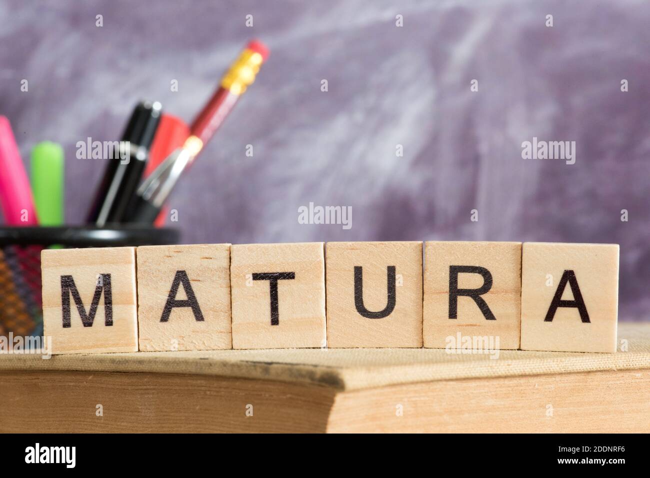 Un diploma di scuola superiore in Polonia Foto Stock