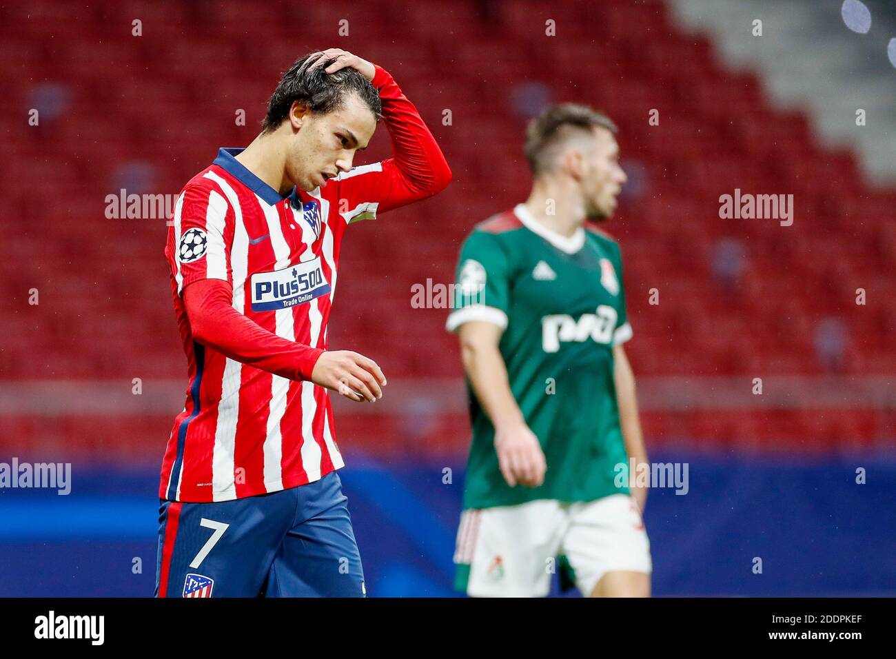 Joao Felix di Atletico de Madrid durante la UEFA Champions League, Gruppo A partita di calcio tra Atletico de Madrid e Lokomo / LM Foto Stock