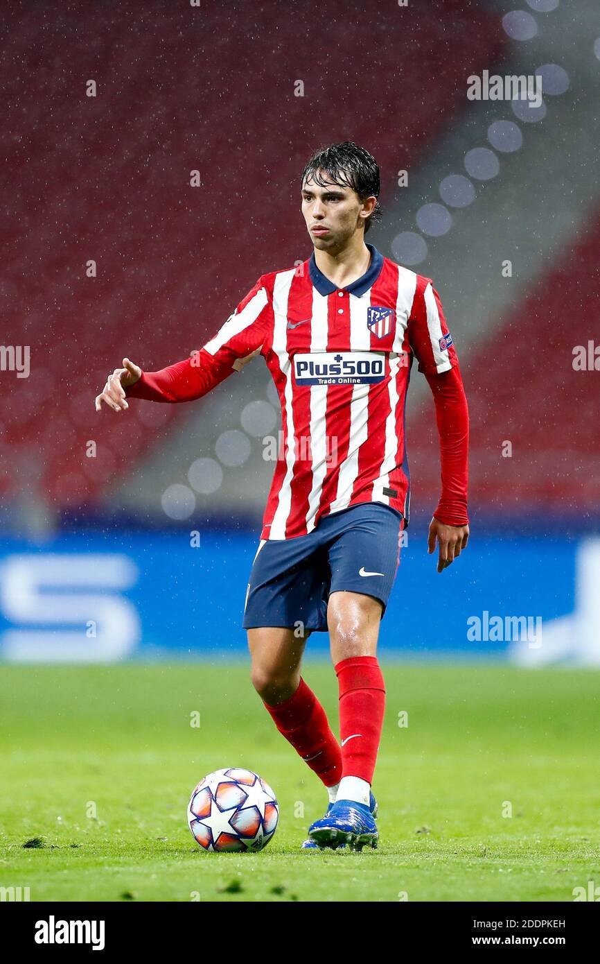 Joao Felix di Atletico de Madrid durante la UEFA Champions League, Gruppo A partita di calcio tra Atletico de Madrid e Lokomo / LM Foto Stock