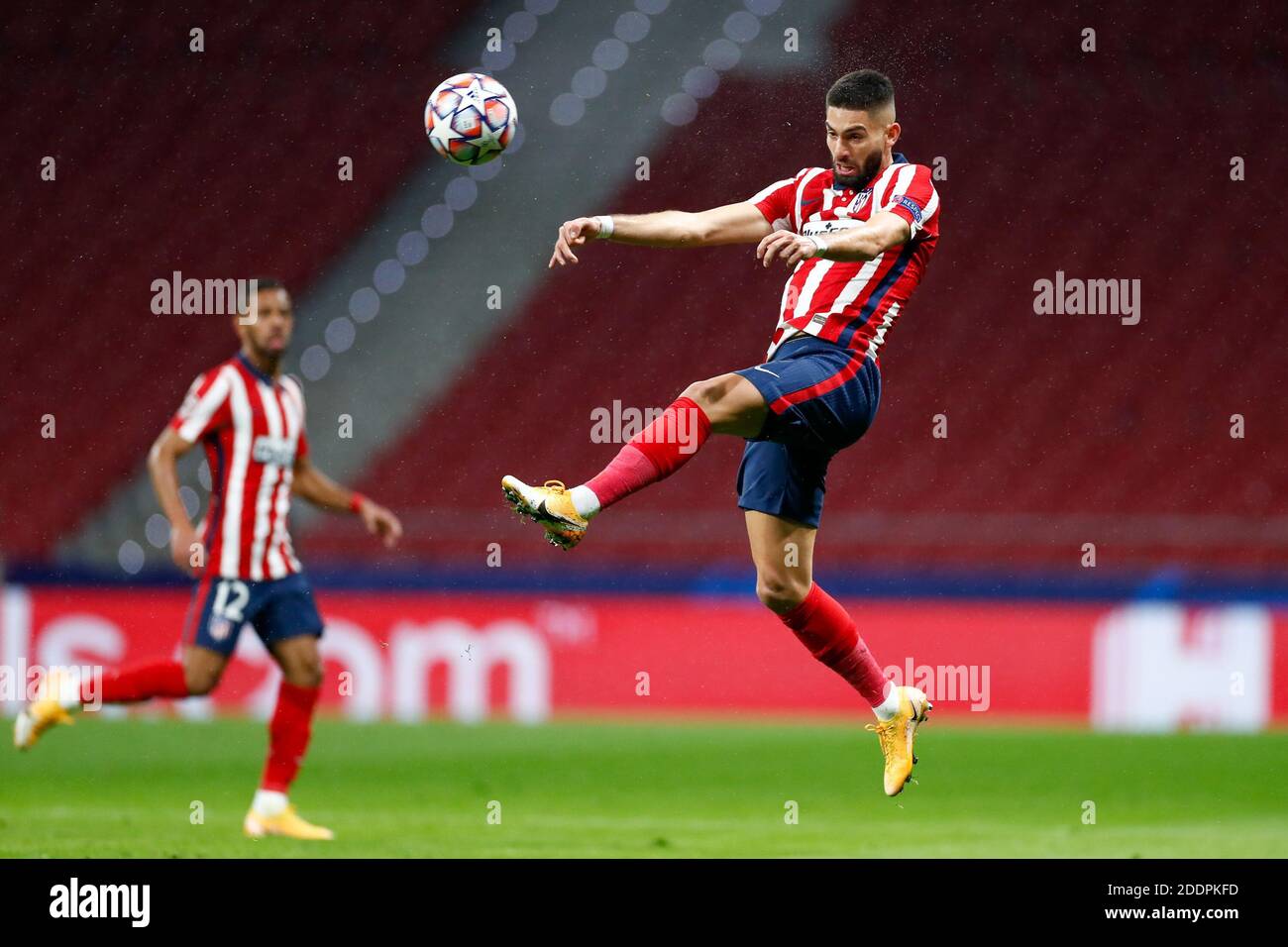 Yannick Carrasco dell'Atletico de Madrid durante la UEFA Champions League, Gruppo A partita di calcio tra Atletico de Madrid e / LM Foto Stock