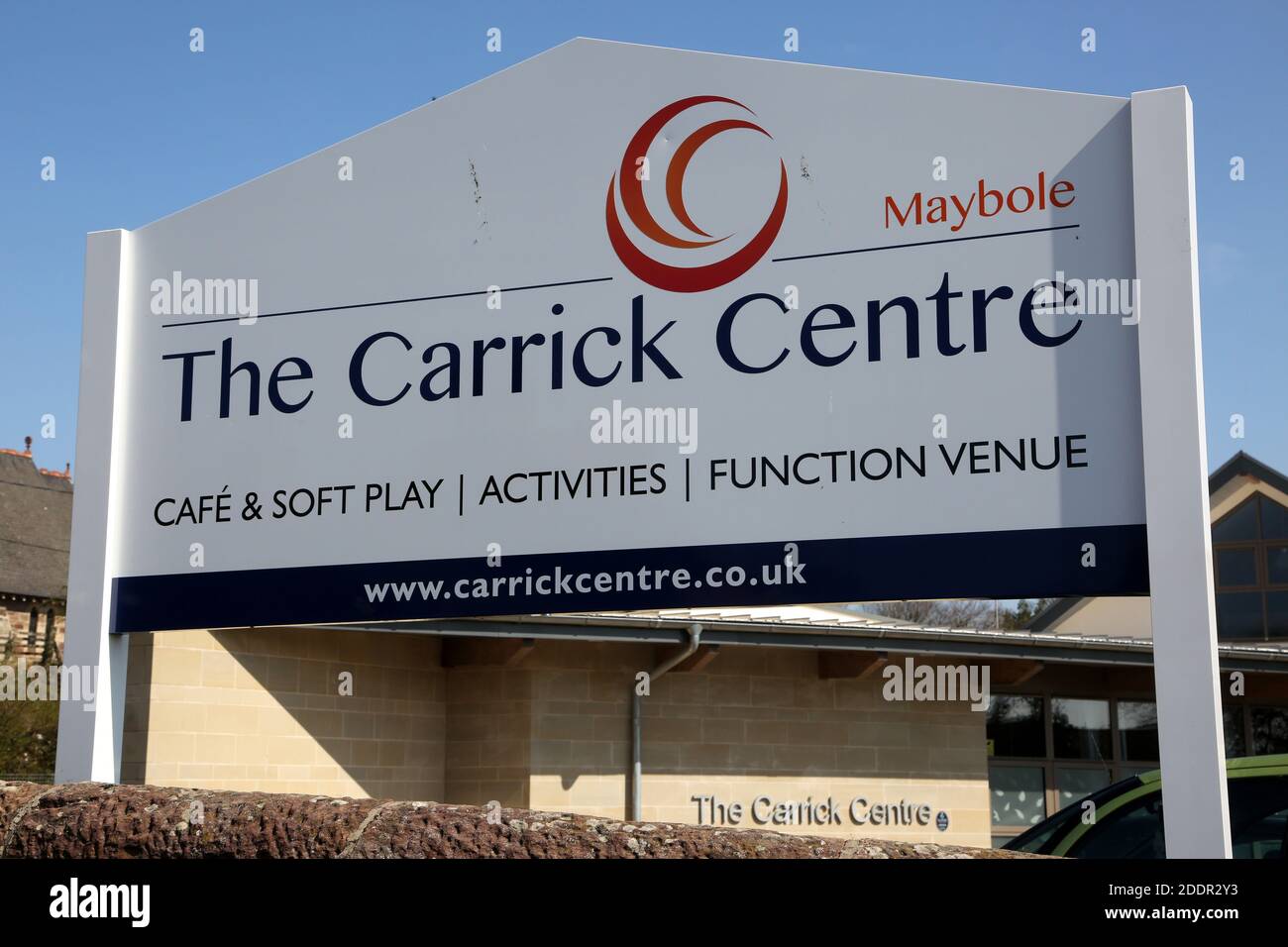 Maybole, Ayrshire, Scozia, Regno Unito. Le sale comunali del Carrick Center Foto Stock