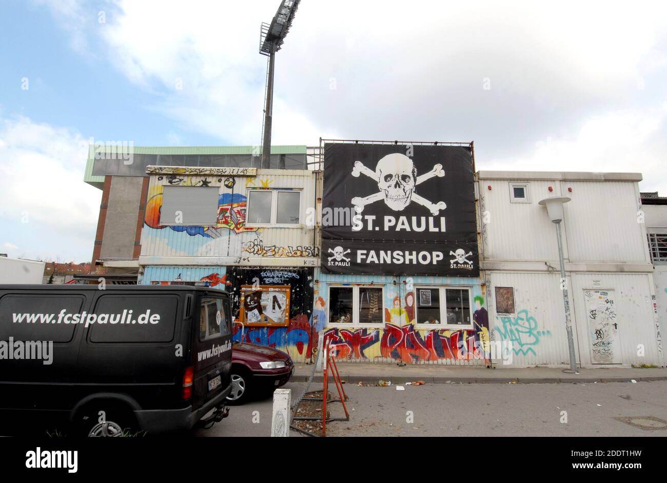 Stadio di calcio di Saint Pauli, Amburgo, Germania Foto Stock