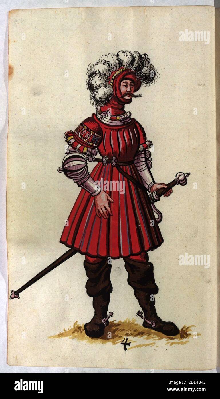 Kleider-Büch der regierenden Fürsten und Herzogen in Beyeren von Anno 1508-1566 CIM 105 01. Foto Stock