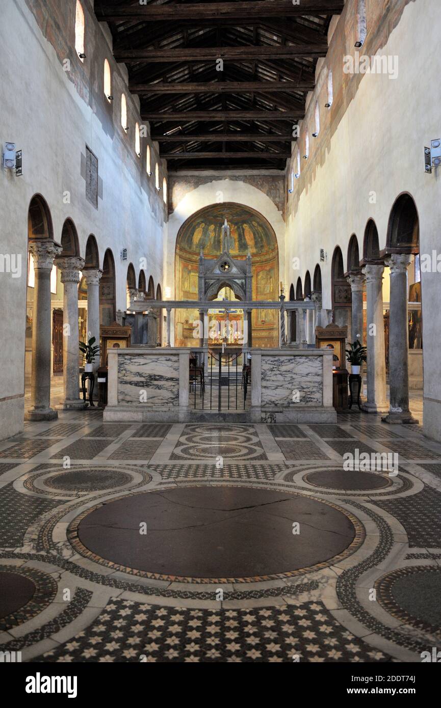 Italia, Roma, basilica di Santa Maria in Cosmedin Foto Stock