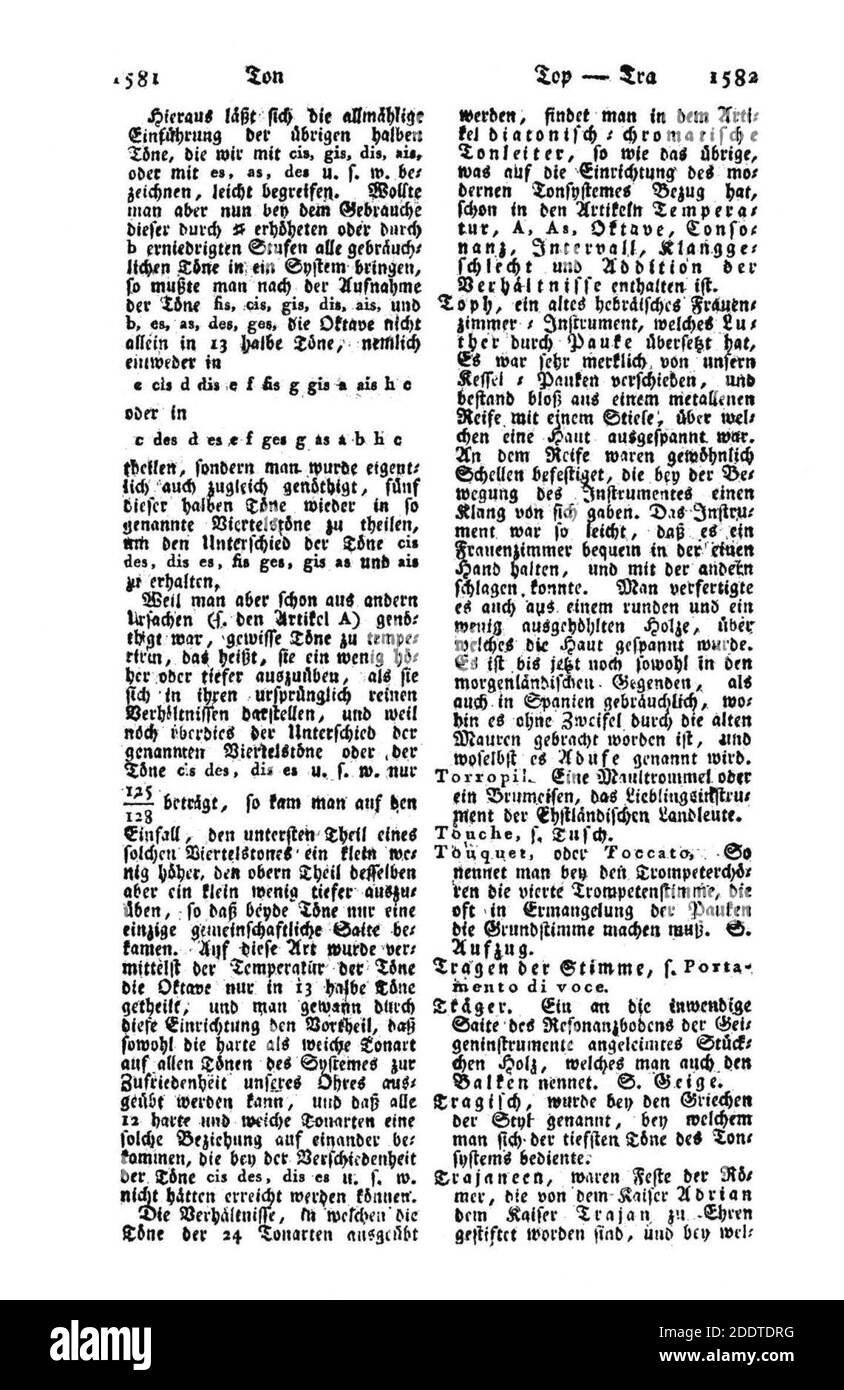 Koch Musikalisches Lexikon Seite 789. Foto Stock